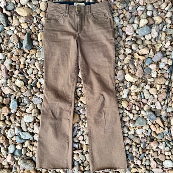 Democracy Brown Flared Stretch Pants - Picture 1 of 9
